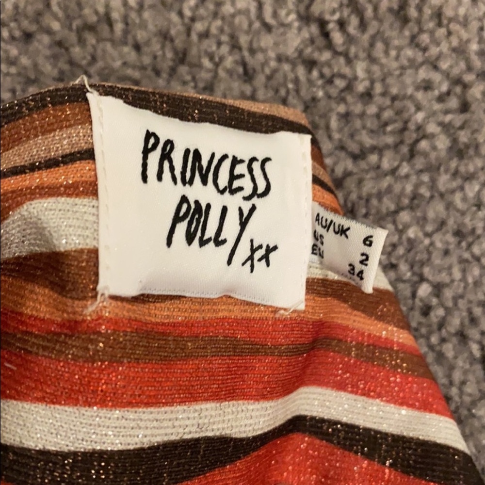 ✨SOLD✨Princess Polly Tie Halter Crop Top - Picture 2 of 5